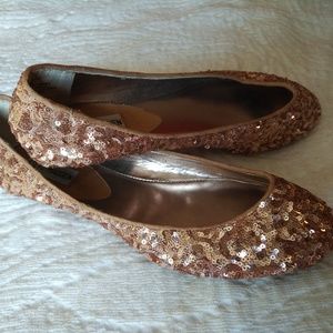 Steve madden sequined flats